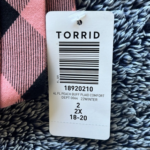 Torrid Plaid Legging - Picture 2 of 2